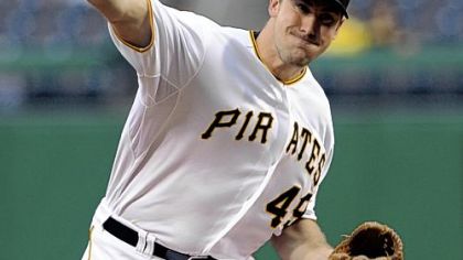 Ross Ohlendorf allowed only two hits in six innings to win for the fourth time this season.