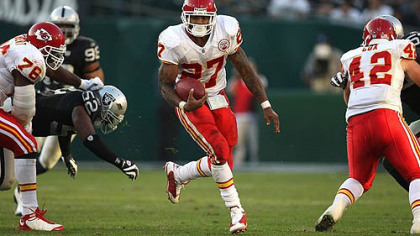 Chiefs running back and former Penn State star Larry Johnson is looking to rebound after a rocky 2008 season.