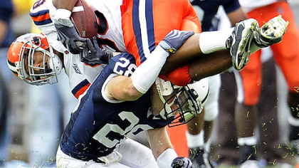 Penn State Drew Astorino upends Syracuse Van Chew.