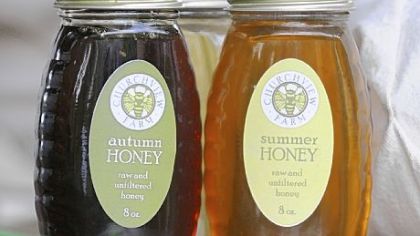 Churchview Farm offers three types of honey spring, summer and autumn.