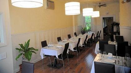 The interior of Pusadee's Garden, a new Thai restaurant located at 5321 Butler Street in Lawrenceville.