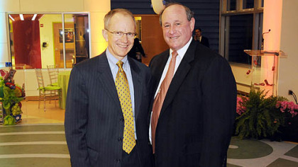 Children's CEO Roger Oxendale and Sy Holzer.