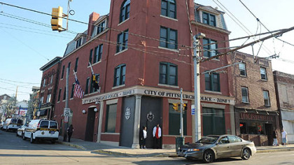 Zone 3 police station on East Warrington Avenue in Allentown.