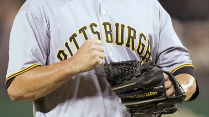 Matt Capps reacts after closing out a win against the Washington Nationals last night.