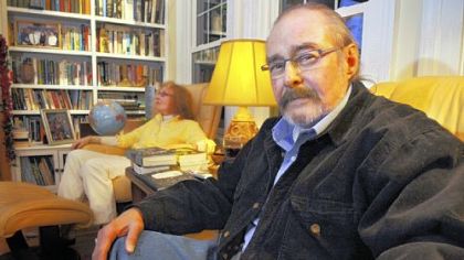 Diane Cecily and Chuck Kinder, at home in Squirrel Hill, were both friends of writer Raymond Carver.