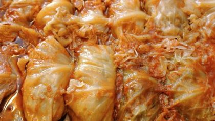 Finished cabbage rolls by Josephine Gresko.