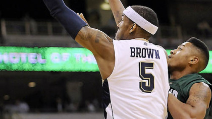 Gilbert Brown's time as a spectator at Pitt games is over. Tuesday against Ohio, he scored 11 points.