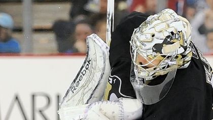Penguins goaltender Marc-Andre Fleury has won seven of his nine career playoff series.