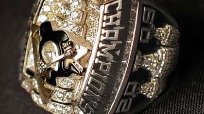 One of the Penguins' Stanley Cup rings.