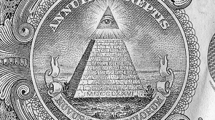 The Great Seal of the United States contains symbols associated with Freemasonry, essential to "The Lost Symbol's" plot.
The Great Seal of the United States contains symbols associated with Freemasonry, essential to "The Lost Symbol's" plot.