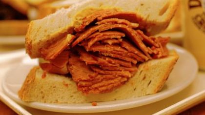 Corned beef sandwich at Shapiro's in Carmel, Ind.