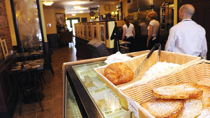 The Paris 66 crepe shop in East Liberty has ample indoor seating and outdoor seating.