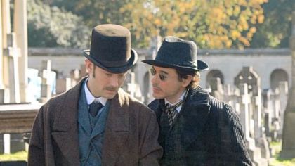 Jude Law, left, as Dr. John Watson and Robert Downey Jr. as Sherlock Holmes in "Sherlock Holmes": Film critic Barry Paris says to look for a sequel.