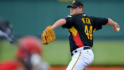 Pirates right hander Evan Meek