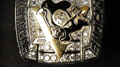 One of the Penguins' Stanley Cup rings.