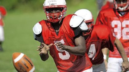 Chartiers Valley quarterback Wayne Capers is dealing with a fractured bone in his right foot.