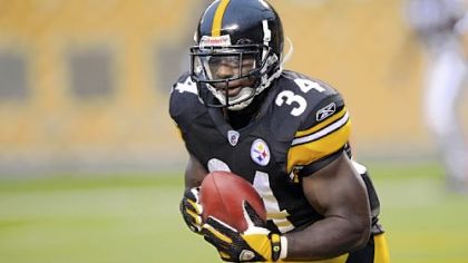 Steelers running back Rashard Mendenhall was not on the field for an offensive snap in Sunday's loss at Cincinnati.