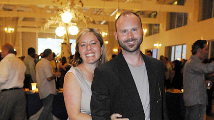 Sprout Fund executive director Cathy Lewis and husband Rob Long.