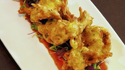 Cherry Valley Organics zucchini fritters.