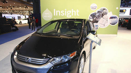 A Honda Motor Co. Insight hybrid vehicle