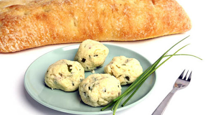Dumplings with Speck came about when Italian cooks of generations past fashioned a dish out of chunks ofold bread they had saved.