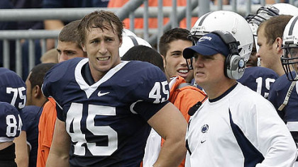 Penn State linebacker Sean Lee is doubtful for Saturday's game against Iowa due to a knee injury.