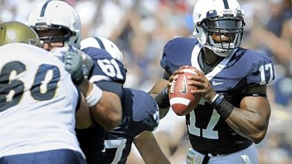 Penn State quarterback Daryll Clark has thrown for 1,200 yards and nine touchdowns in his past five games.
