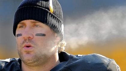Steelers quarterback Ben Roethlisberger threw for 278 yards in yesterday's 27-24 loss to the Raiders at Heinz Field.