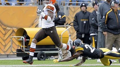 Joshua Cribbs is always a threat to take a kickoff return the distance, as he did in the first meeting with the Steelers.