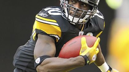 Santonio Holmes with more than 1,000 receiving yards.