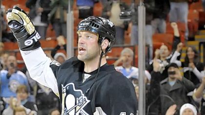 Penguins forward Bil Guerin on his team's upcoming road trip: "We're up for it."