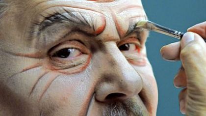 Mark Delavan is transformed into Falstaff.