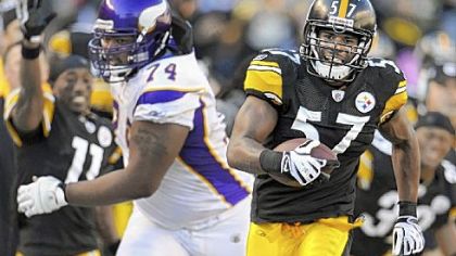 Steelers linebacker Keyaron Fox replaced injured linebacker Lawrence Timmons in Sunday's win against the Vikings.