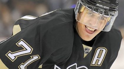 Penguins forward Evgeni Malkin will be sidelined due to a right shoulder injury.