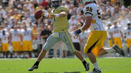 Quaterback Cody Hawkins has thrown for 753 yards and five touchdowns this season.