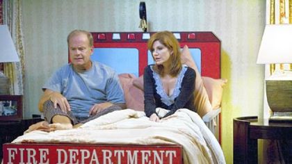 Hank, played by Kelsey Grammer, and his wife, Tilly, played by Melinda McGraw, must deal with lifestyle changes when he loses his job as a CEO in "Hank."