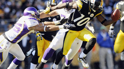 Santonio Holmes could see more of the no-huddle offense Monday. Baltimore used the hurry-up offense 31 times in its 30-7 victory against Denver last Sunday.