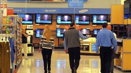 Wal-Mart in the Waterworks  Mall has wider aisles and  lower shelf areas in the lanes as part of a new layout.