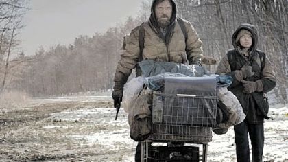 Viggo Mortensen and Kodi Smit-McPhee in "The Road," filmed around Pittsburgh and originally set for release in November.