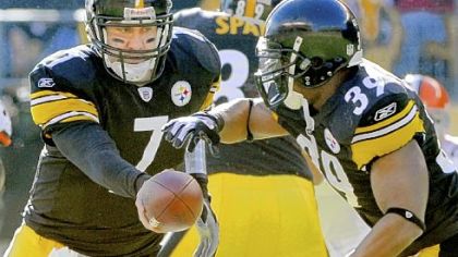 Willie Parker says he no longer uses a protective shoulder harness because it was too restrictive.