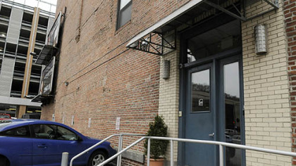 The entrance to Club Pittsburgh at 1139 Penn Ave.